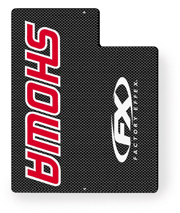 Factory Effex 02-7010 Carbon Fiber Upper Fork Graphics - Showa - Red