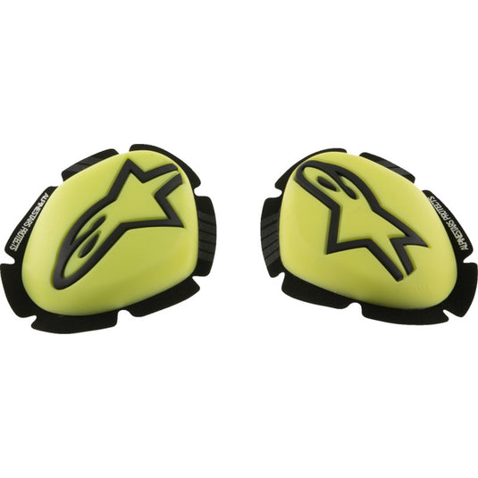 Alpinestars GP Plus Knee Sliders (One Size Fits Most, Yellow Fluo/Black)
