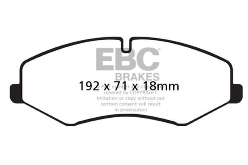Load image into Gallery viewer, Ebc DP42060R EBC Yellowstuff Brake Pad Sets
