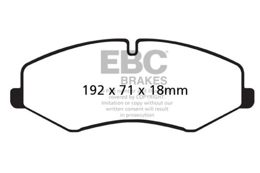 Ebc DP42060R EBC Yellowstuff Brake Pad Sets