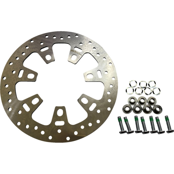 Drag Specialties 1710-4520 Stainless Steel Drilled Brake Rotor