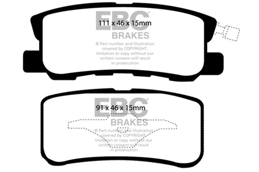Ebc DP31407C EBC Redstuff Brake Pad Sets