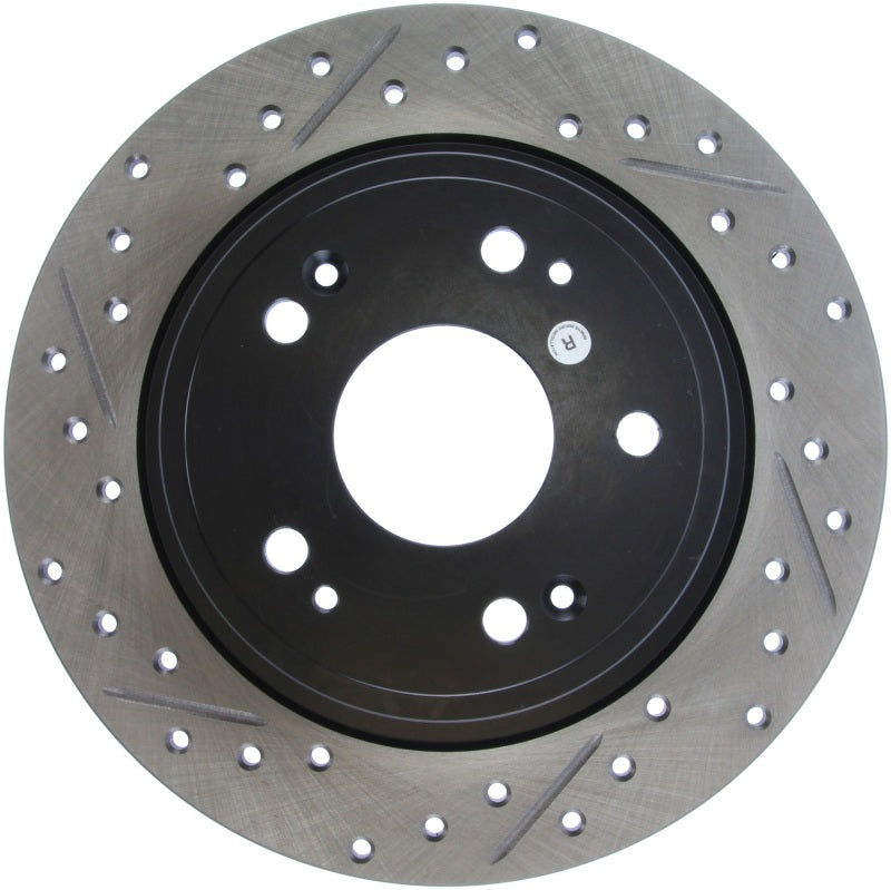 Load image into Gallery viewer, Stoptech 127.40068R ST Slot &amp; Drill Brake Rotors
