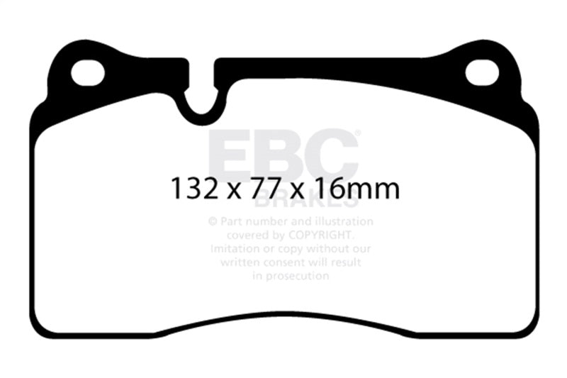 Load image into Gallery viewer, Ebc DP42070R EBC Yellowstuff Brake Pad Sets
