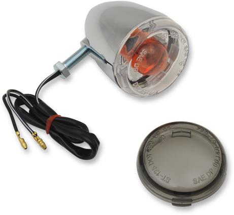 Drag Specialties 2020-1379 DOT-Compliant Rear Turn Signal - Chrome