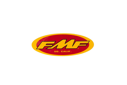 Fmf Racing 010592 Sticker FMF Logo Decal - Yellow/Red
