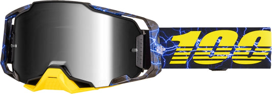 100% Armega Goggles (One Size Fits Most, Furious / Mirror Silver Lens)