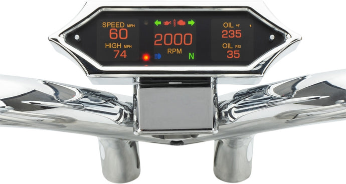 Dakota Digital MLX-9214 MLX-9000 Series Gauge - Spike - Chrome