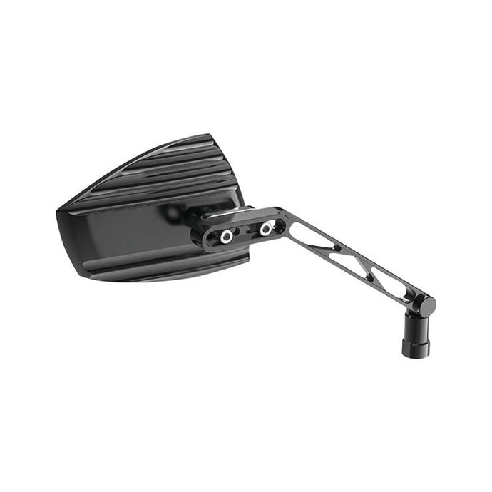 Highsider 301-4901 Wave Mirror -  Black/Silver