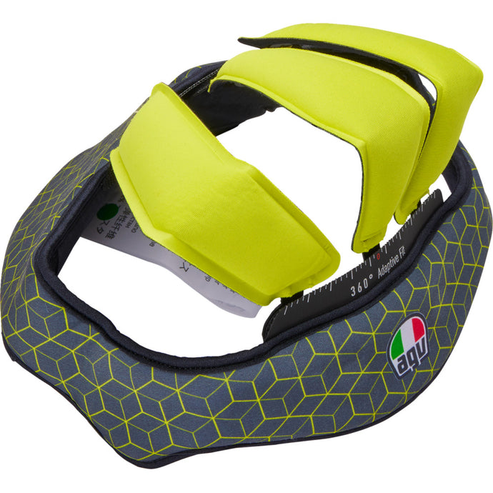 Agv Liner for Pista GP RR Helmet - 2XL - Gray/Yellow
