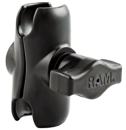 Ram Mounts RAM-B-201-A RAM Short Double Socket Arm for 1in. Ball Bases