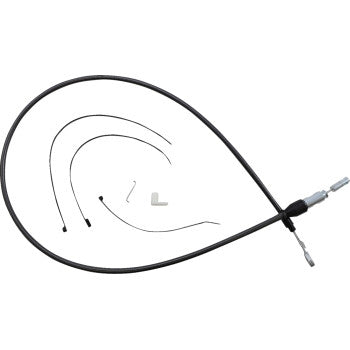 Magnum 423414HE Alternate Length Black Pearl Quick Connect Braided Upper Clutch Cable - 48in.