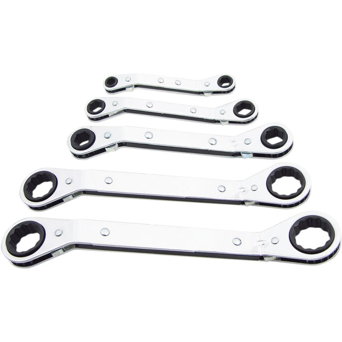 Lang Tools ROW-5 5-Piece SAE Offset Wrench Set