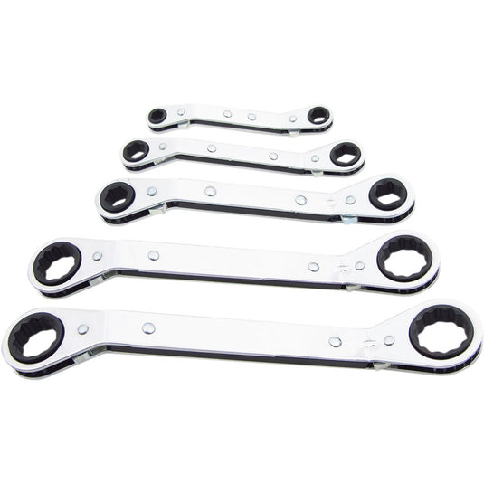 Lang Tools ROW-5 5-Piece SAE Offset Wrench Set