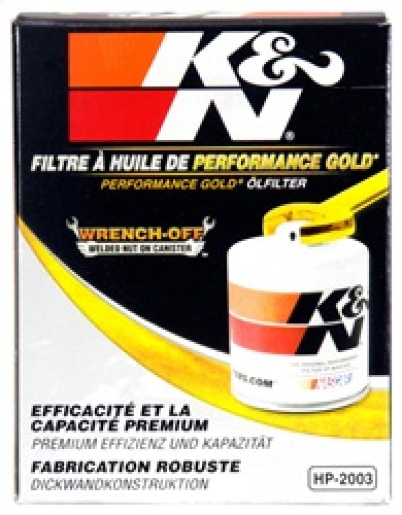 Load image into Gallery viewer, K&amp;N Engineering HP-2003 KN Premium Wrench-Off Oil Filt
