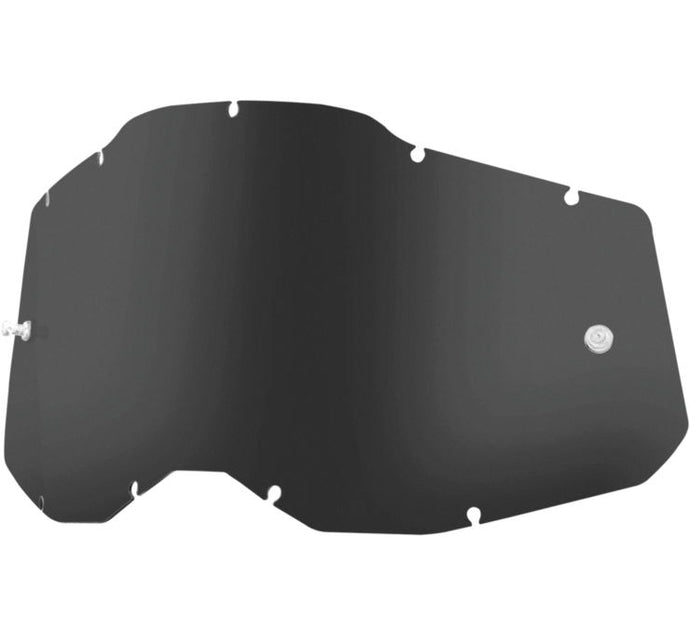 100% Lens for Racecraft 2/Accuri 2/Stratus 2 Goggles - Dark Smoke