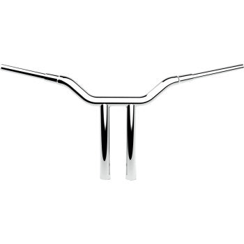 La Choppers LA-7343-14 One-Piece Kage Fighter Handlebars - 14in. Rise - Chrome