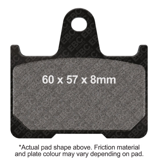 Ebc Powersports FA254HH EBC HH Sintered Brake Pads