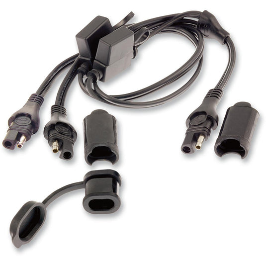 Tecmate O-05 Y-Splitter with Fuse - 18in. L