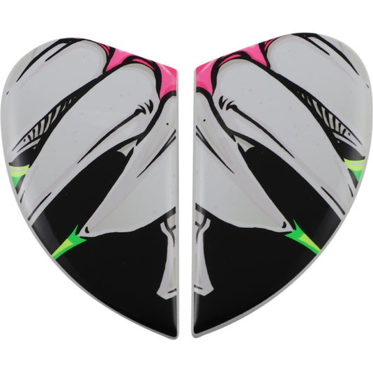 Icon Sideplates for Airframe Pro Helmets - Beastie Bunny Pink