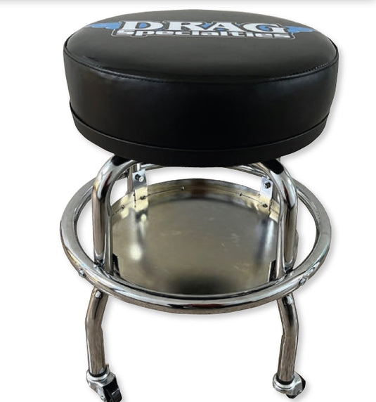 Drag Specialties 9905-0228 Mechanic Stool with Drag Logo