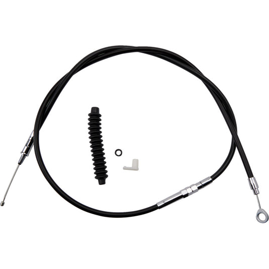 Drag Specialties 0652-3219 Black Vinyl High Efficiency Clutch Cable - 62 11/16in.