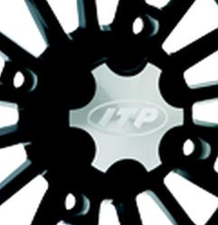 Itp C137SD SD Beadlock Center Cap - Black/Machined