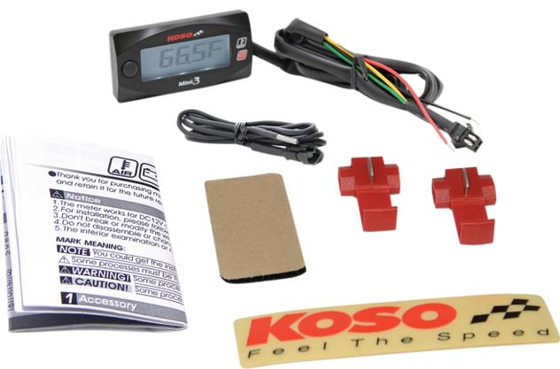 Koso North America BA003270 Ambient Air Temperature Gauge