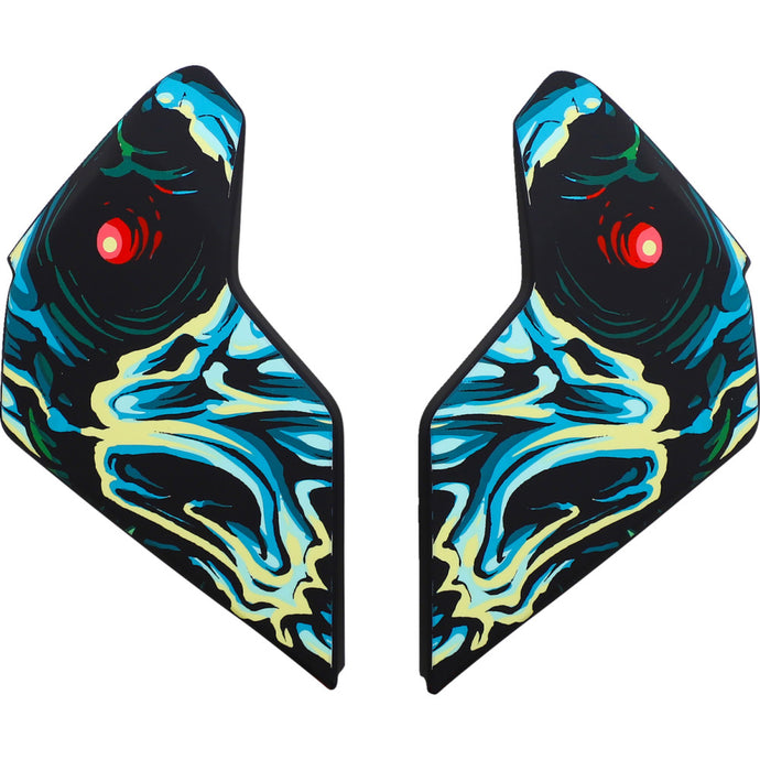 Icon Side Plates for Airflite Helmet - Mips Omnicrux Black