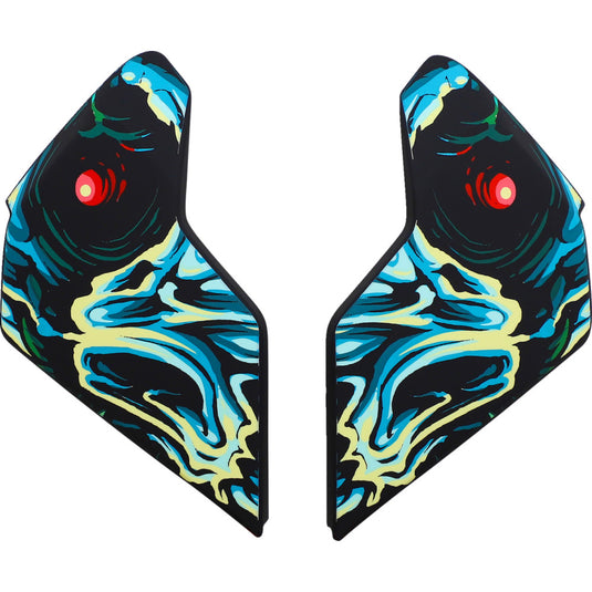 Icon Side Plates for Airflite Helmet - Mips Omnicrux Black