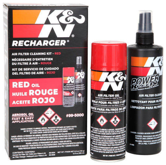 K&N Engineering 99-5000 KN Filter Recharge Kit Aerosol