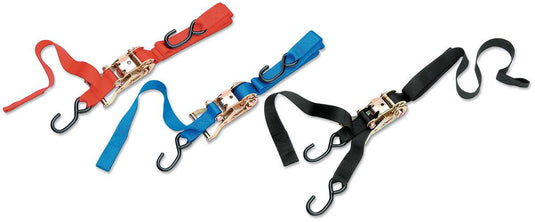 Parts Unlimited 3920-0075 Heavy Duty Ratcheting Tie-Down with Built-In Assist - Red