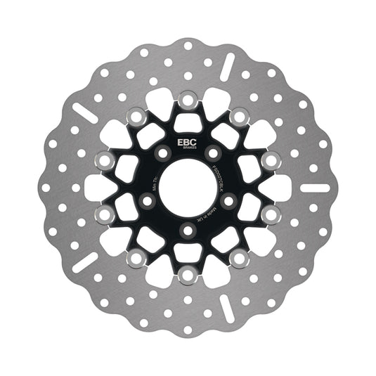 Ebc Powersports FSD027CBLK EBC Black Chrome Rotors