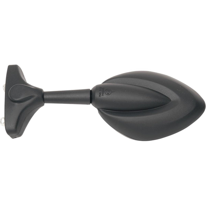 Parts Unlimited 0640-0123 Universal Mirrors - Glass Dimensions 4-5/8in. x 3-3/8in. - Black
