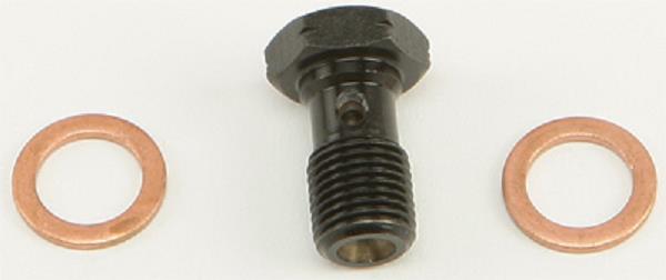 Goodridge P992-03-31SEBK Universal Short Single Banjo Bolt - 10mm x 1.0mm - Ebony