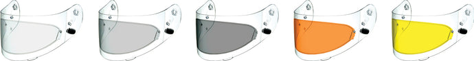 Hjc HJ-17 Ready Shield with Pinlock Pins - Dark Smoke