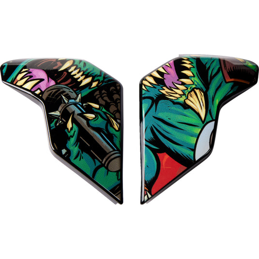 Icon Side Plates for Airflite Blegh MIPS Helmets - Red