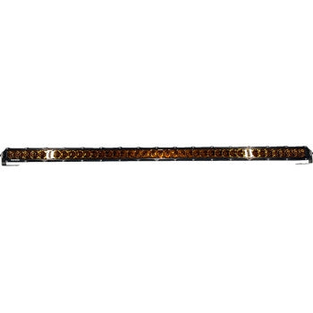 Heretic Studio 54009 6-Series Light Bar -40in.(45in. x 2in. x 1.5in.)- Black Combination Spot/Flood Light with Amber Lens