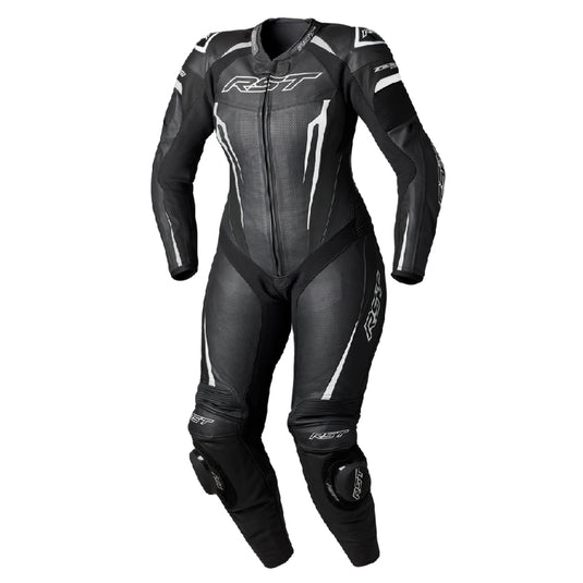 Rst Tractech EVO D30 Womens Leather Suit (XXX-Large, Black/White)