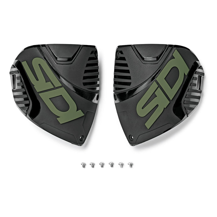 Sidi 153 CF3 Shin Plate - Black/Army