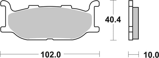Brembo Powersports 07YA27SA BRE Powersport Pads