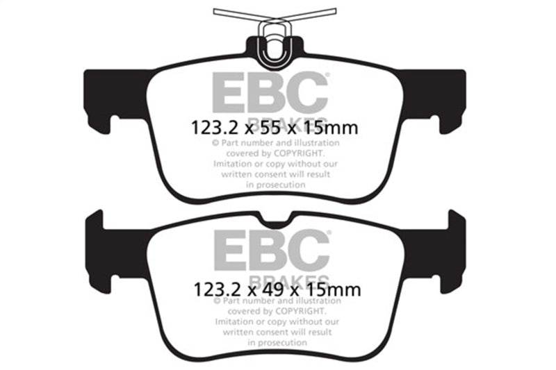 Load image into Gallery viewer, Ebc DP42160R EBC Yellowstuff Brake Pad Sets

