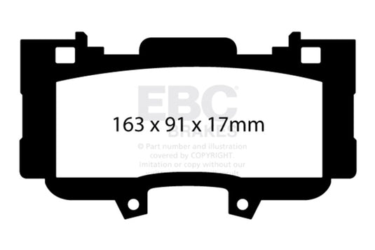 Ebc DP33042C EBC Redstuff Brake Pad Sets