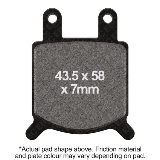 Ebc Powersports FA76 EBC Organic Brake Pads