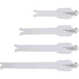 Alpinestars Tech 7 Buckle/Strap Kit with aluminum bridge - White