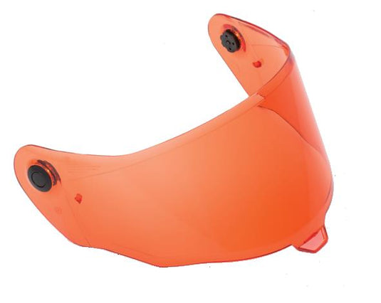 Bell Helmets Panovision Face Shield with Tear Off Posts for Star Platform Helmet - Hi-Def Persimmon