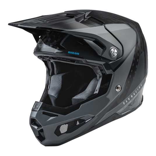 Fly Racing Visor for Formula Helmets - YL/Sm - Prime Gray/Carbon