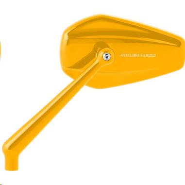 Arlen Ness 13-151 Mini Stocker Mirror - Left - Gold Anodized