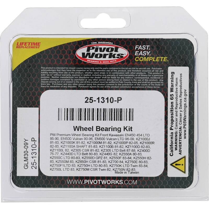 Load image into Gallery viewer, Pivot Works 25-1310-P PIV Wheel Bearing Kit

