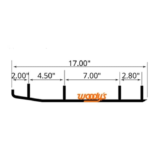 Woodys MAH-9975 Carbide Runner - Pair
